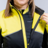 Жен.костюм Fischer Softshell Warm (черно-лим.)