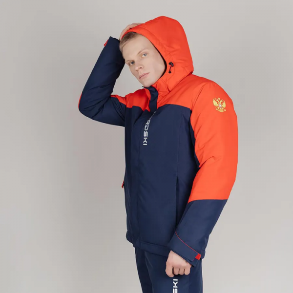 Утепленная куртка NORDSKI Mount dark blue/red