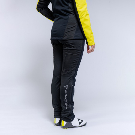 Жен.костюм Fischer Softshell Warm (черно-лим.)