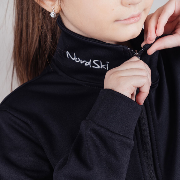 Толстовка Nordski Jr. Zip Black/18