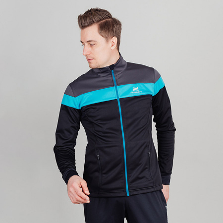 Разминочная куртка Nordski Drive Black/Blue