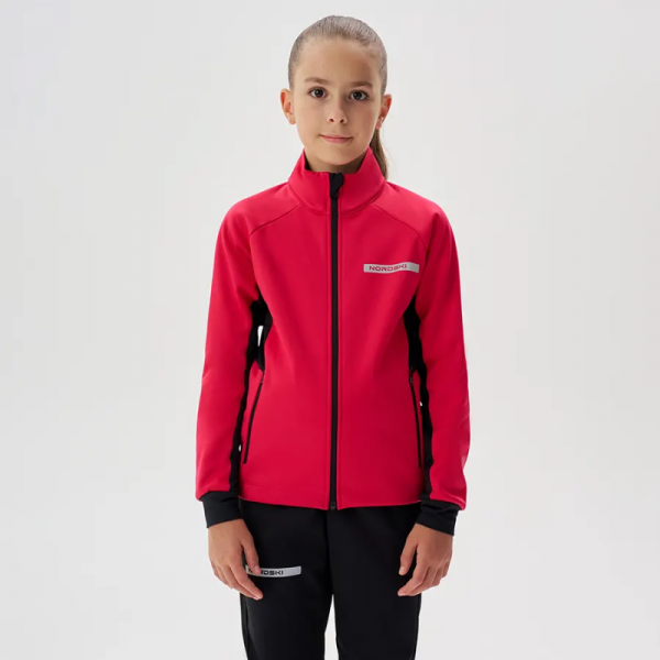 Тренировочная куртка Nordski Jr. Core Pink/Black