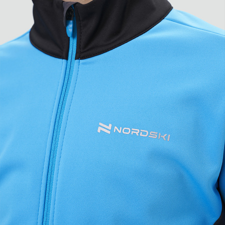 Тренировочная куртка Nordski Jr. Advance Light Blue/Black