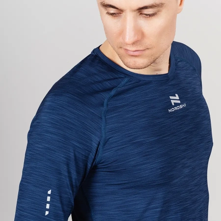 Футболка Nordski Pro Dark Blue с длинным рукавом