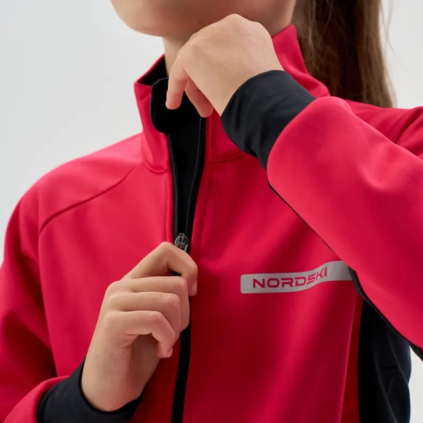 Тренировочная куртка Nordski Jr. Core Pink/Black
