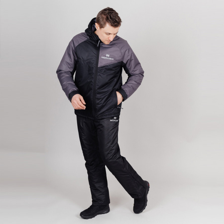 Утепленная куртка NORDSKI Premium-Sport grey/black