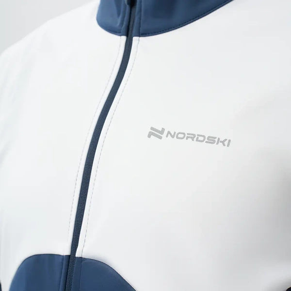 Тренировочная куртка Nordski Pro 2.0 White/Blue/Black