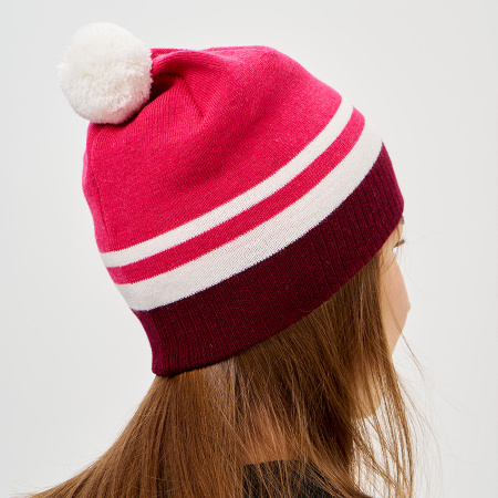 Шапка Nordski Move Pink/White
