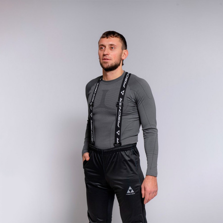 Муж.костюм Fischer Softshell Warm (черно-лим.)