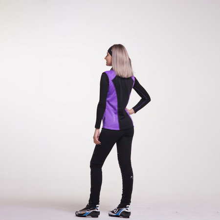 Жилет разминочный Nordski Premium Violet/Black W/18