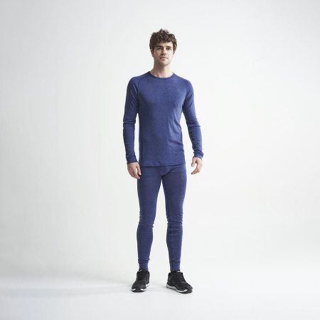 Комплект мужского термобелья CRAFT MERINO 180 синий