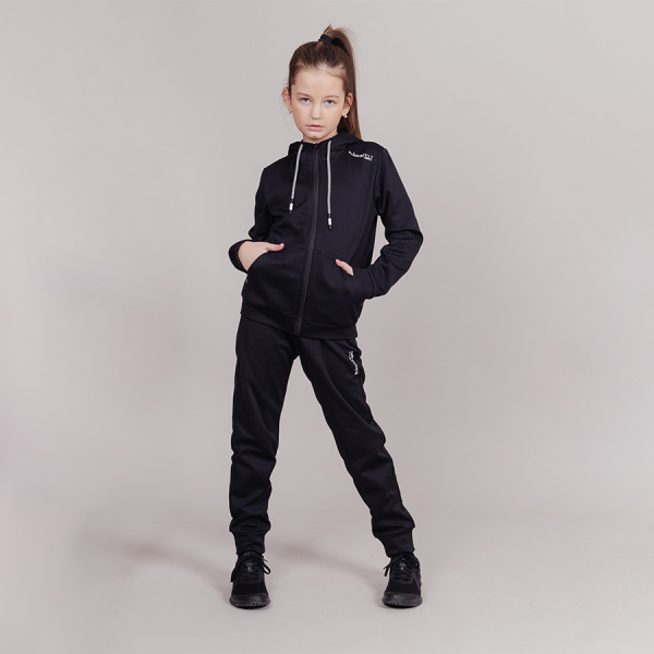 Толстовка Nordski Jr. Base Zip Hood Black 18 Q
