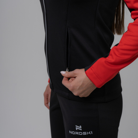 Разминочная куртка Nordski Active Red/Black W