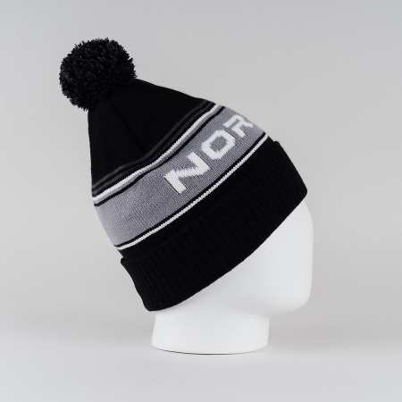 Шапка Nordski Stripe Black/Grey