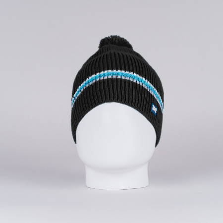 Вязанная шапка Nordski Frost Black/Blue