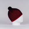 Вязанная шапка Nordski Wool Black/Red (с шерстью)