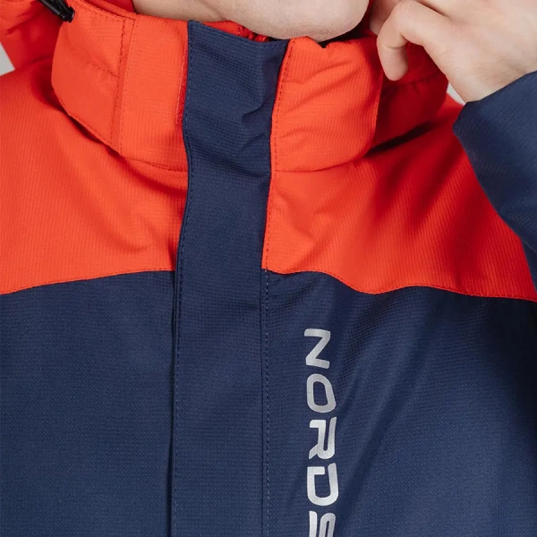 Утепленная куртка NORDSKI Mount dark blue/red
