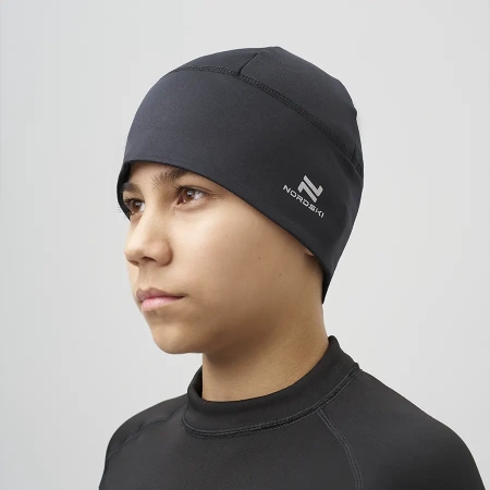 Тренировочная шапка Nordski Jr.Warm Black