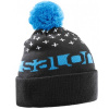 Шапка SALOMON FREE BEANIE Black/hawaiian surf/w