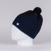 Вязанная шапка Nordski Wool Black/Navy (с шерстью)