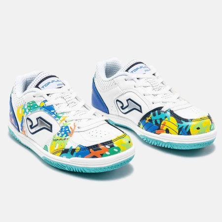 Футзалки JOMA TOP FLEX JR Белый