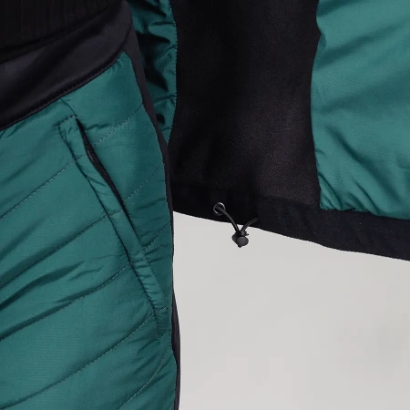 Куртка Nordski Hybrid Hood Black/Alpine Green