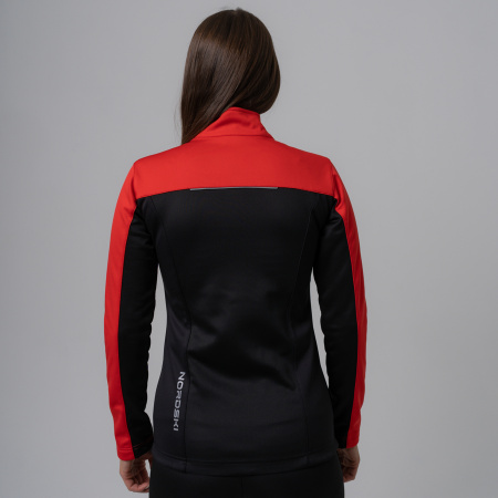 Разминочная куртка Nordski Active Red/Black W