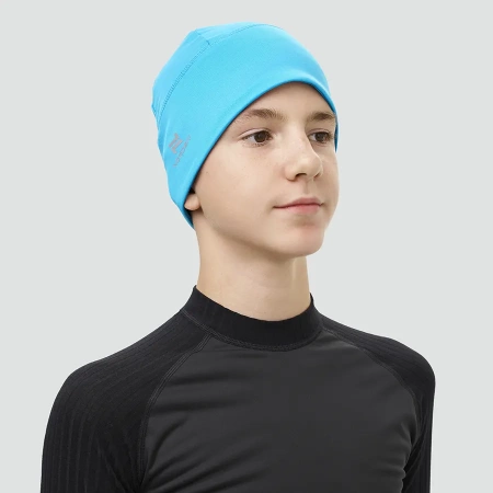 Тренировочная шапка Nordski Jr.Warm Light Blue