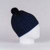 Вязанная шапка Nordski Wool Black/Navy (с шерстью)