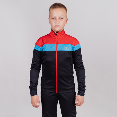 Разминочная куртка Nordski Jr.Drive Black/Red
