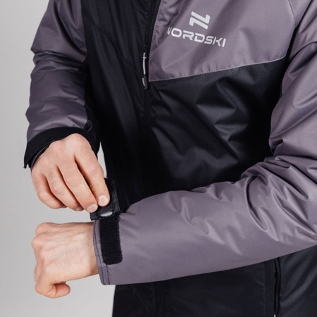 Утепленная куртка NORDSKI Premium-Sport grey/black