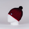 Вязанная шапка Nordski Wool Black/Red (с шерстью)