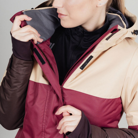Утепленная куртка Nordski Casual Beige/Wine W