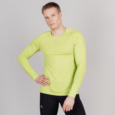 Футболка Nordski Pro Lime Green с длинным рукавом