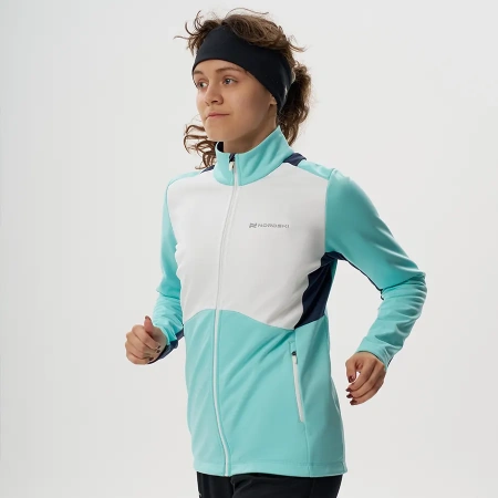 Тренировочная куртка Nordski Advance White/Mint/Titan W
