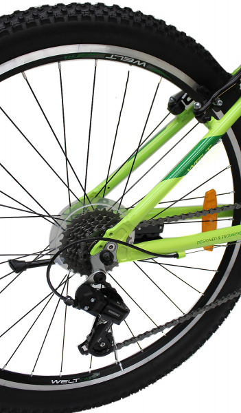 Велосипед Welt Peak 26 V 2021 Acid green (дюйм:14,5)