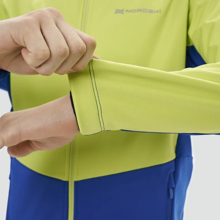Тренировочная куртка Nordski Jr. Advance True Blue/Lime