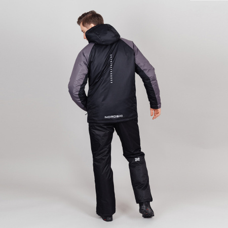 Утепленная куртка NORDSKI Premium-Sport grey/black