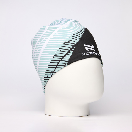 Гоночная шапка Nordski Heat Black/Ice Mint