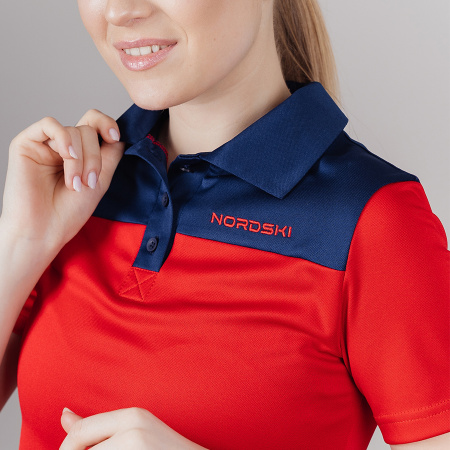 Поло Nordski Red/Blue W