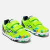 Футзалки JOMA TOP FLEX JR на липучке Флоуресцентный зеленый
