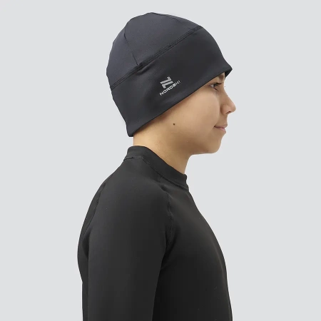 Тренировочная шапка Nordski Jr.Warm Black