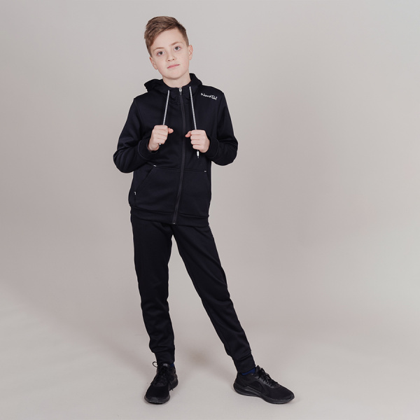 Толстовка Nordski Jr. Base Zip Hood Black 18 Q