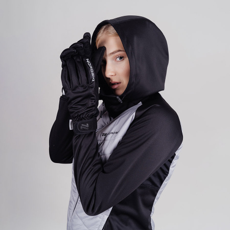 Куртка Nordski Hybrid Hood Black/Grey W