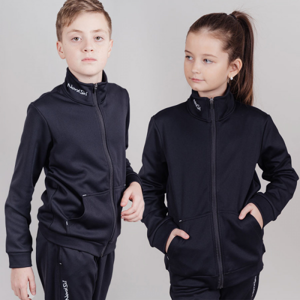 Толстовка Nordski Jr. Zip Black/18
