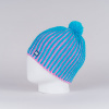 Вязанная шапка Nordski Wool Blue/Red (с шерстью)