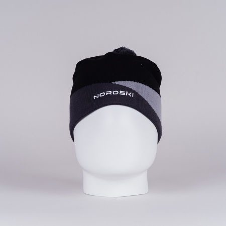 Шапка Nordski Line Black/Grey