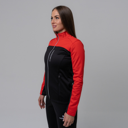 Разминочная куртка Nordski Active Red/Black W