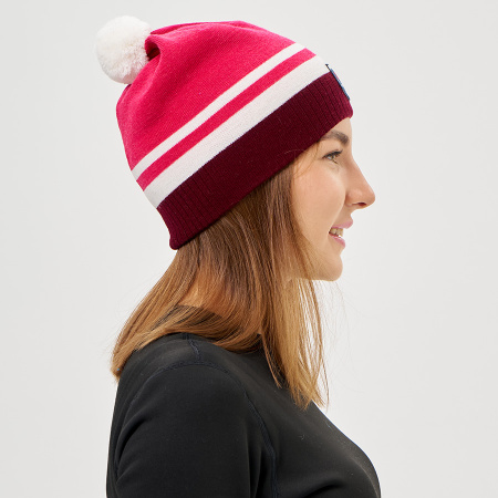Шапка Nordski Move Pink/White