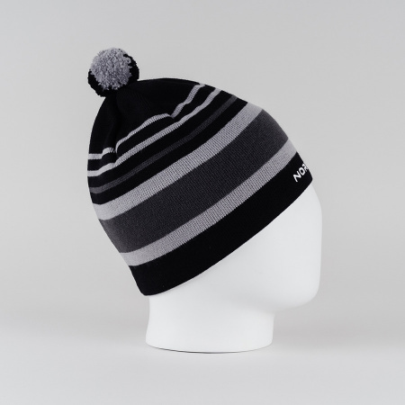 Шапка Nordski Bright Black/Grey